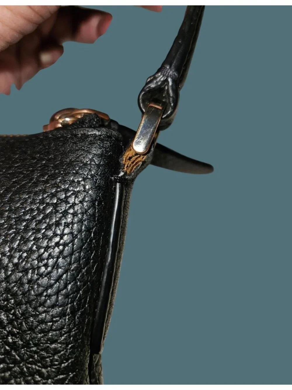 Kate Spade On Purpose Zip Pocket Crossbody Black Leather Bag